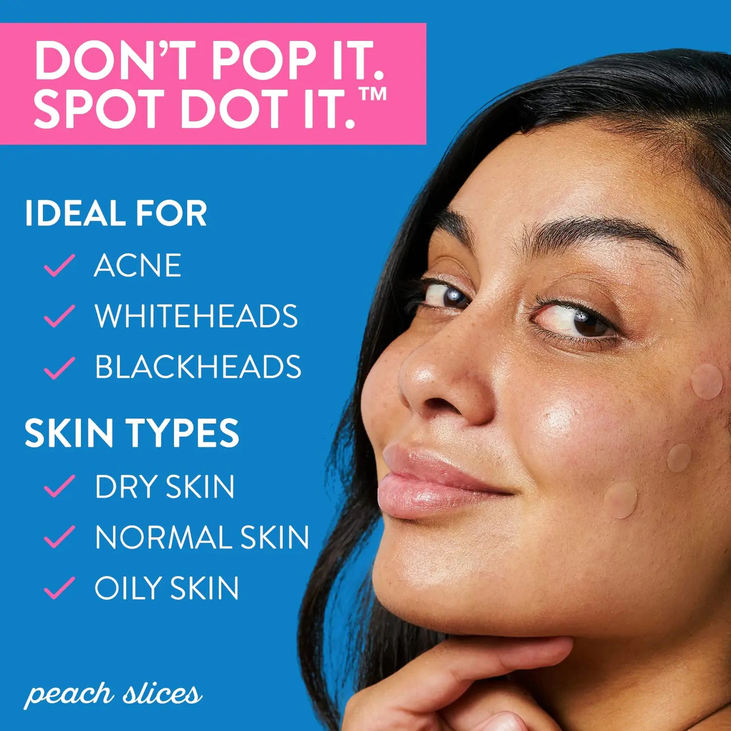 Peach Slices | Acne Spot Dots | Hydrocolloid Acne Patches