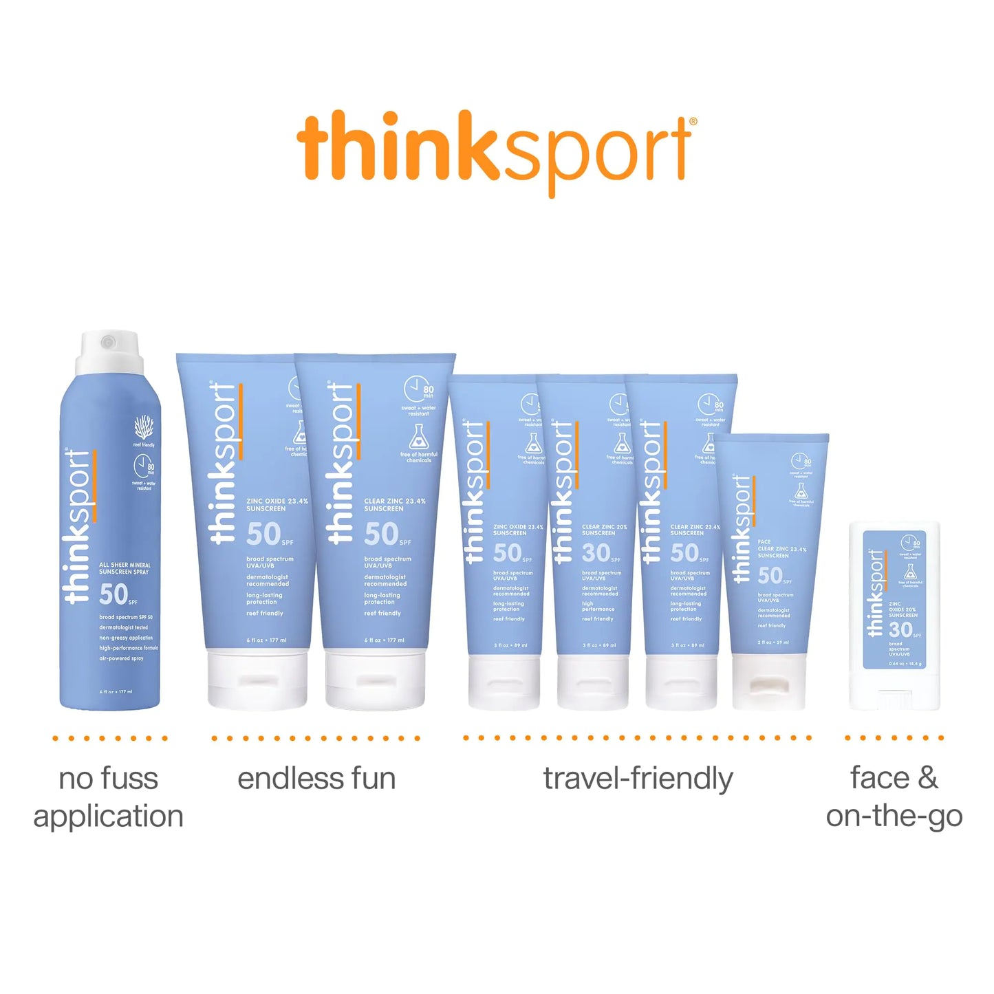 Thinksport SPF 50+ Mineral Sunscreen