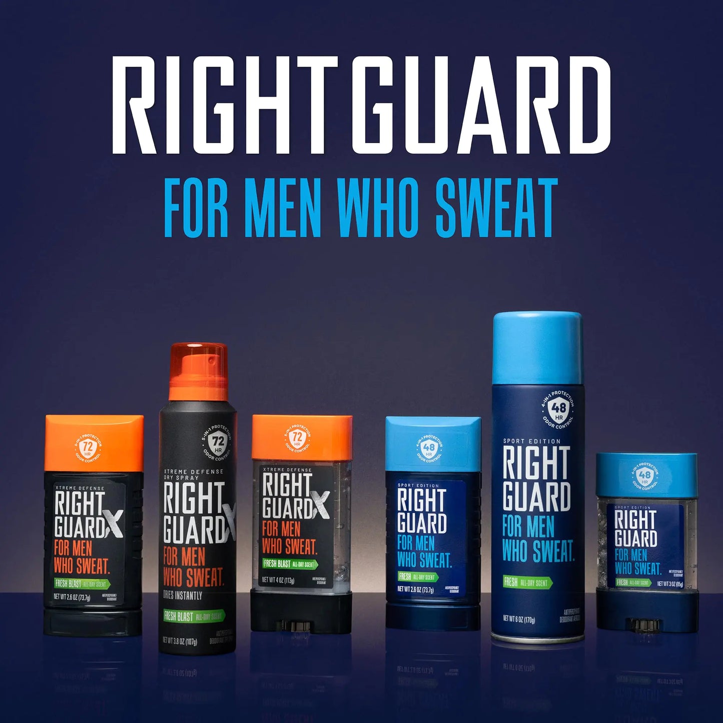 Desodorante y antitranspirante en aerosol Right Guard Sport