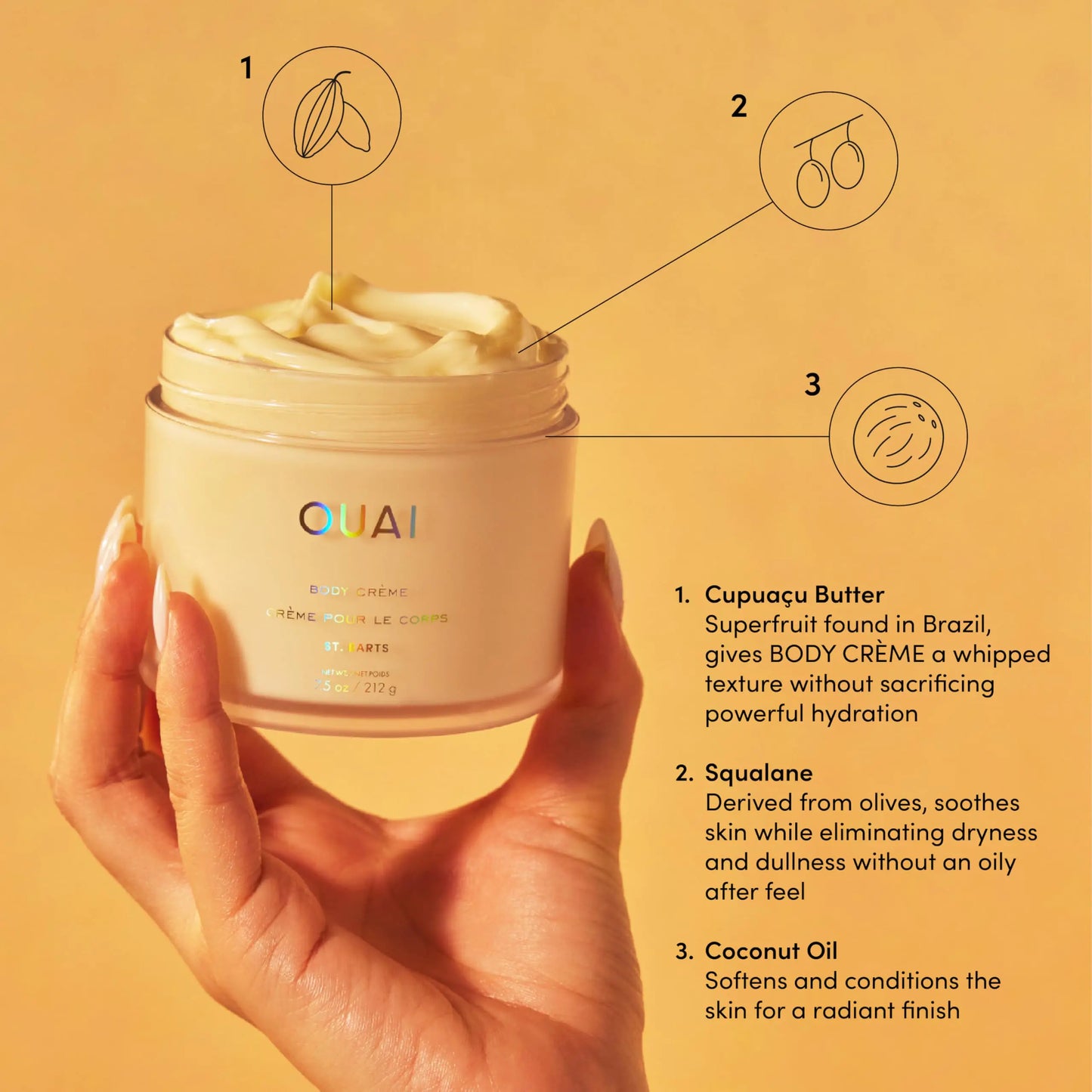 OUAI Body Cream, St. Barts