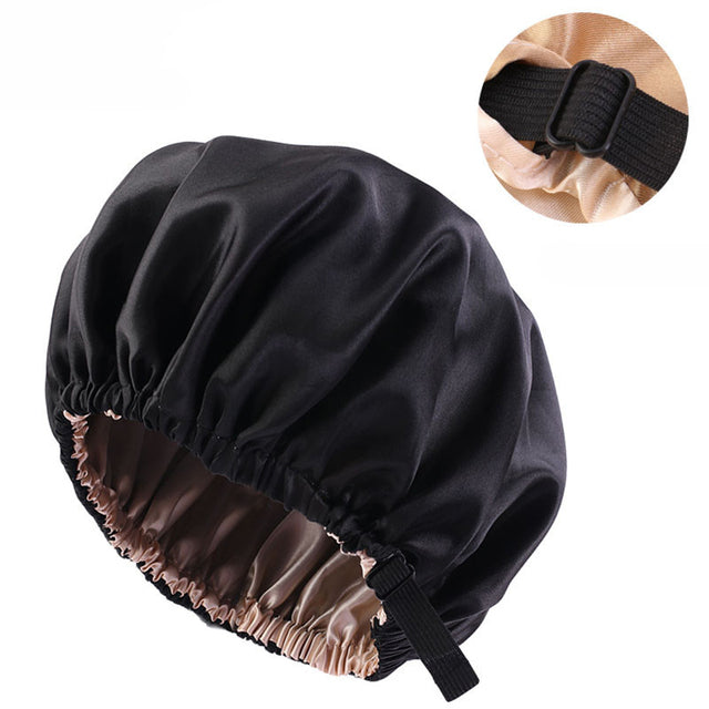 Gorros reversibles de satén para el pelo.