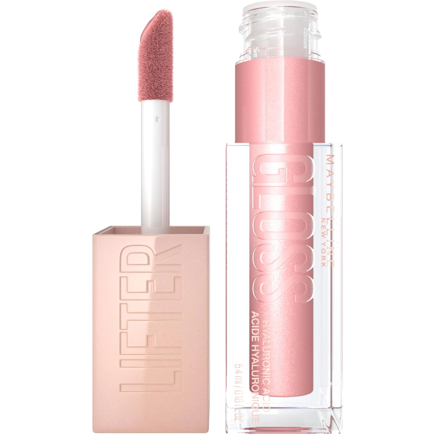 Maybelline Lifter Gloss, Hydrating Lip Gloss with Hyaluronic Acid