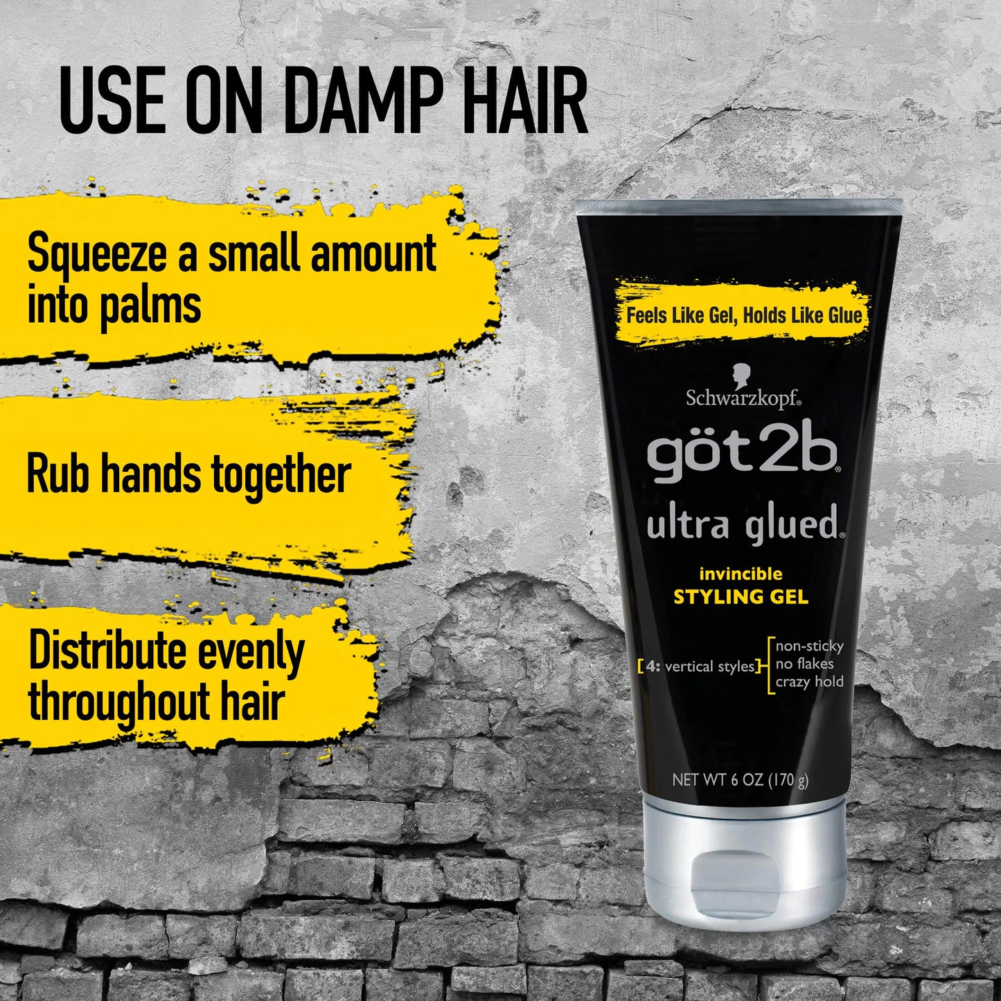 Got2B Ultra Glued Invincible Styling Gel