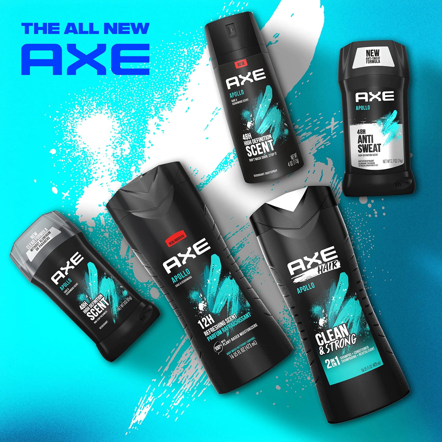 AXE Apollo Body Spray Deodorant for Long-Lasting Odor Protection