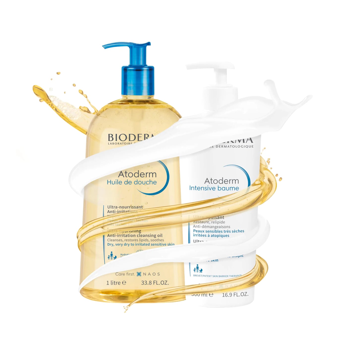 Bioderma Atoderm Shower Oil, Cleansing Oil For Face & Body