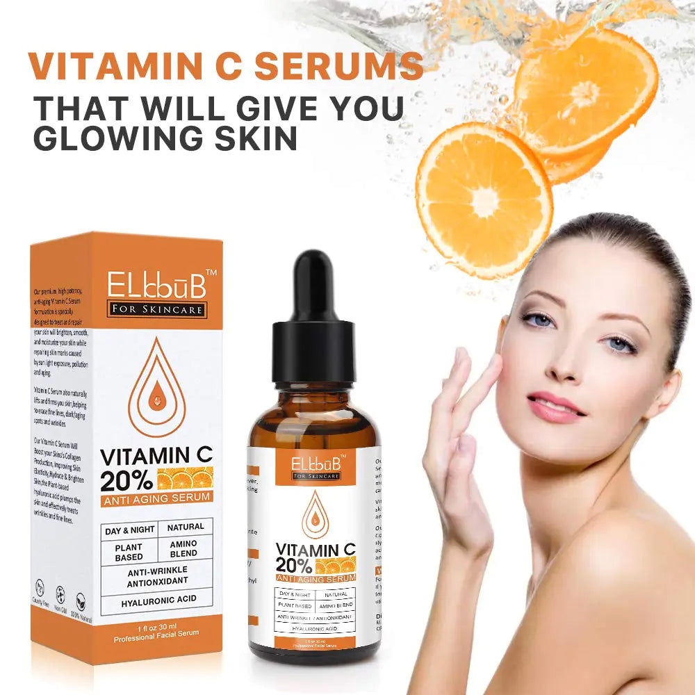 Premium 20% Vitamin C Serum For Face with Hyaluronic Acid, Retinol & Amino Acids