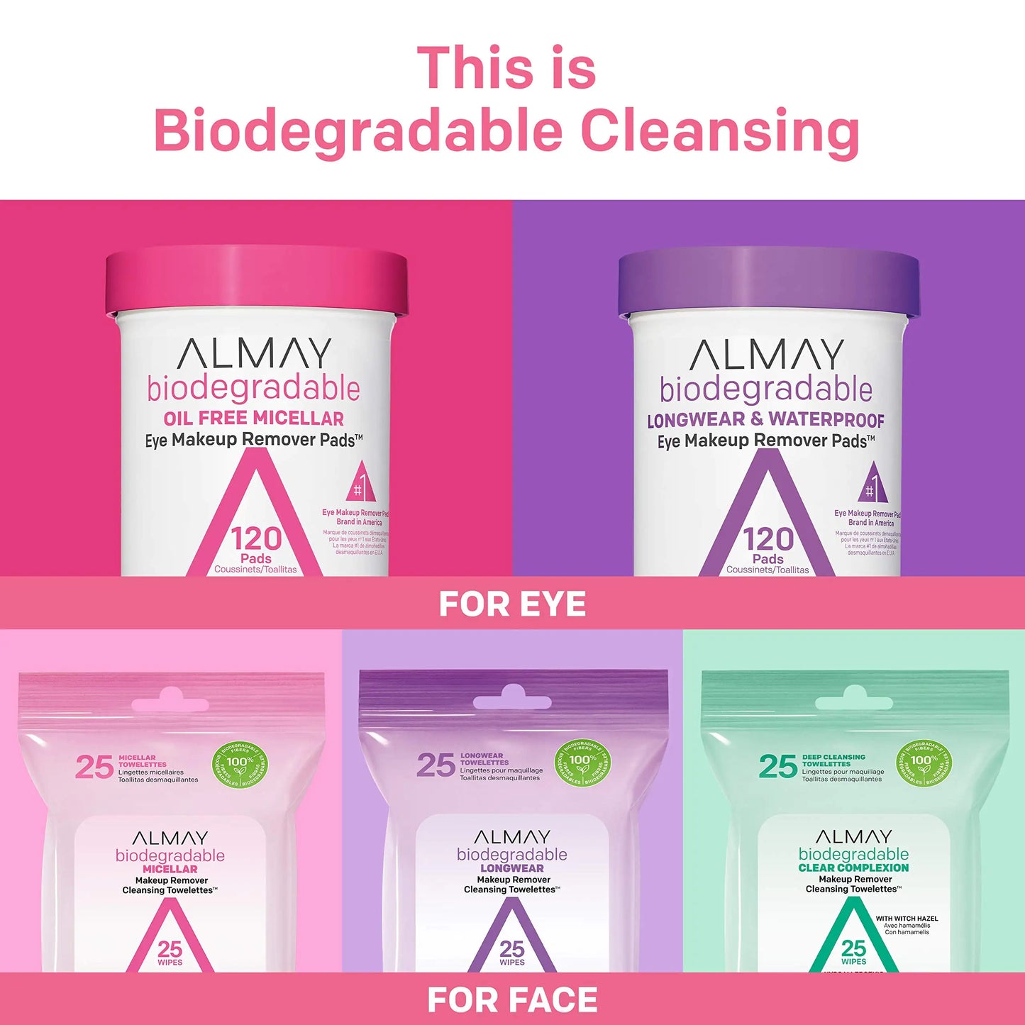 Almay Biodegradable Makeup Remover Pads