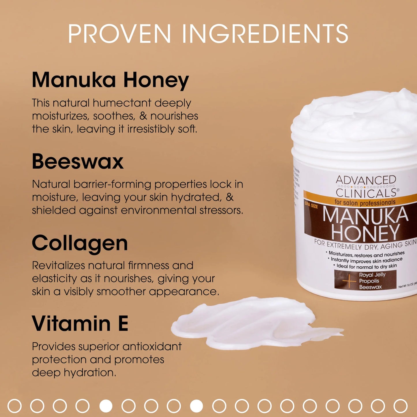 Advanced Clinicals Manuka Honey Cream