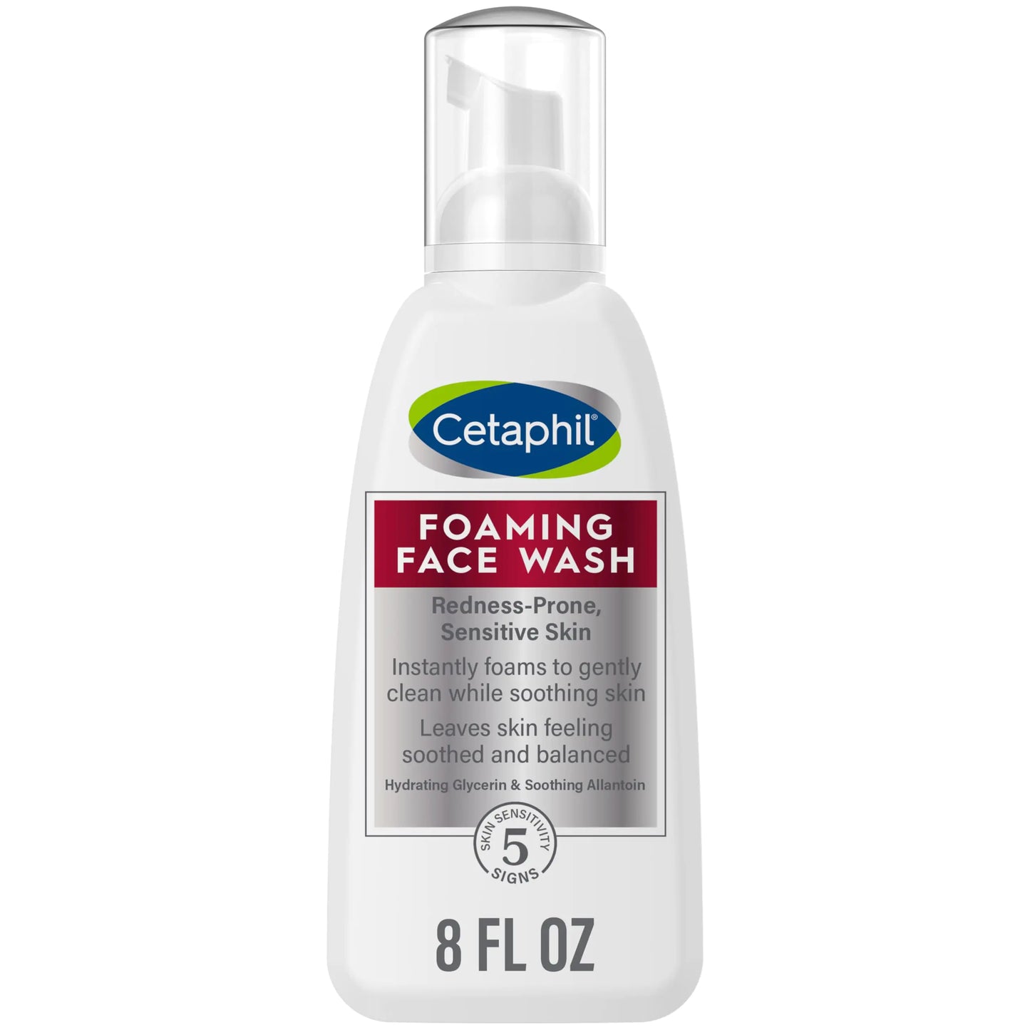 CETAPHIL Redness Relieving Foaming Face Wash For Sensitive Skin