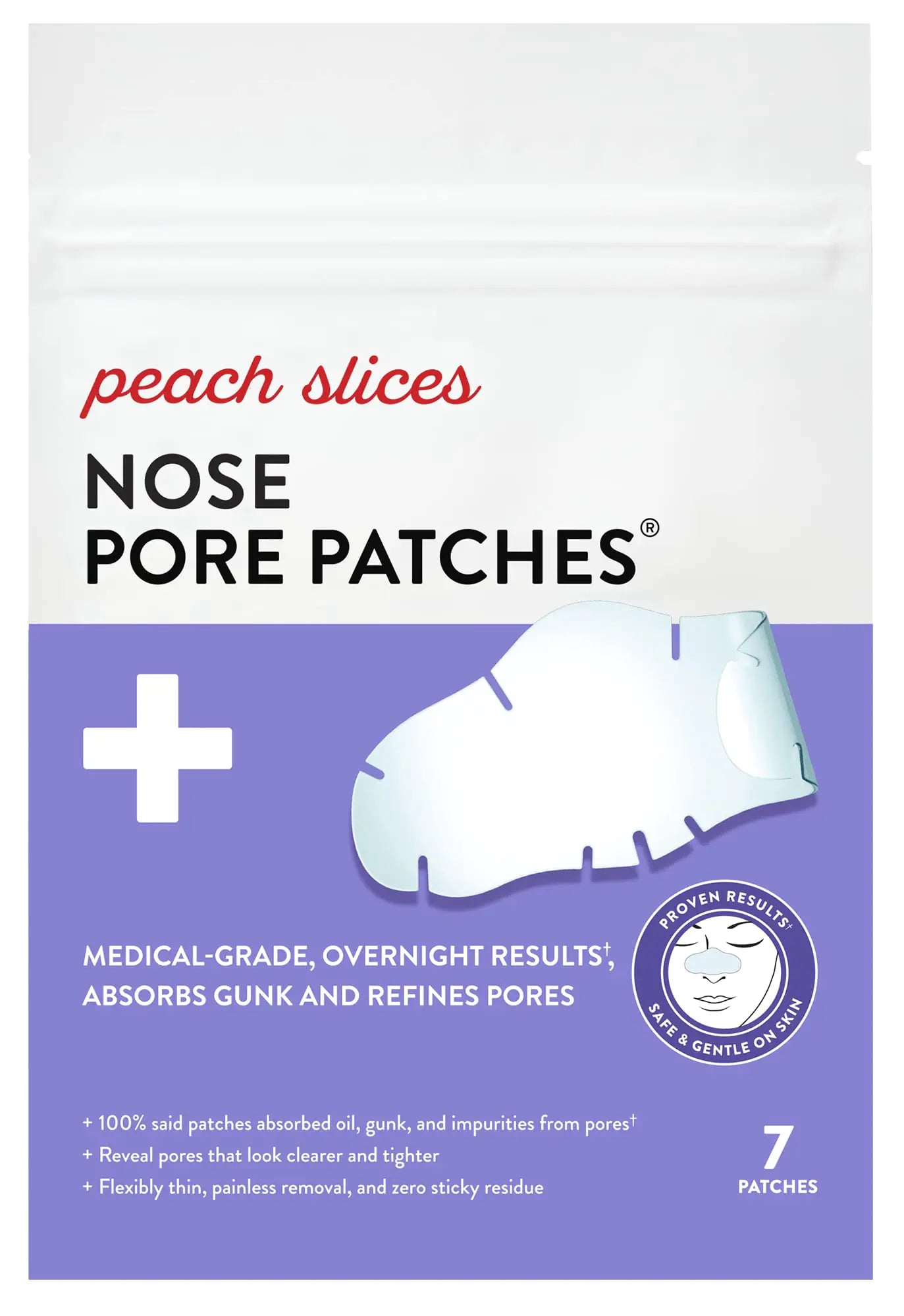 Peach Slices | Nose Pore Patches | Medical-Grade Hydrocolloid