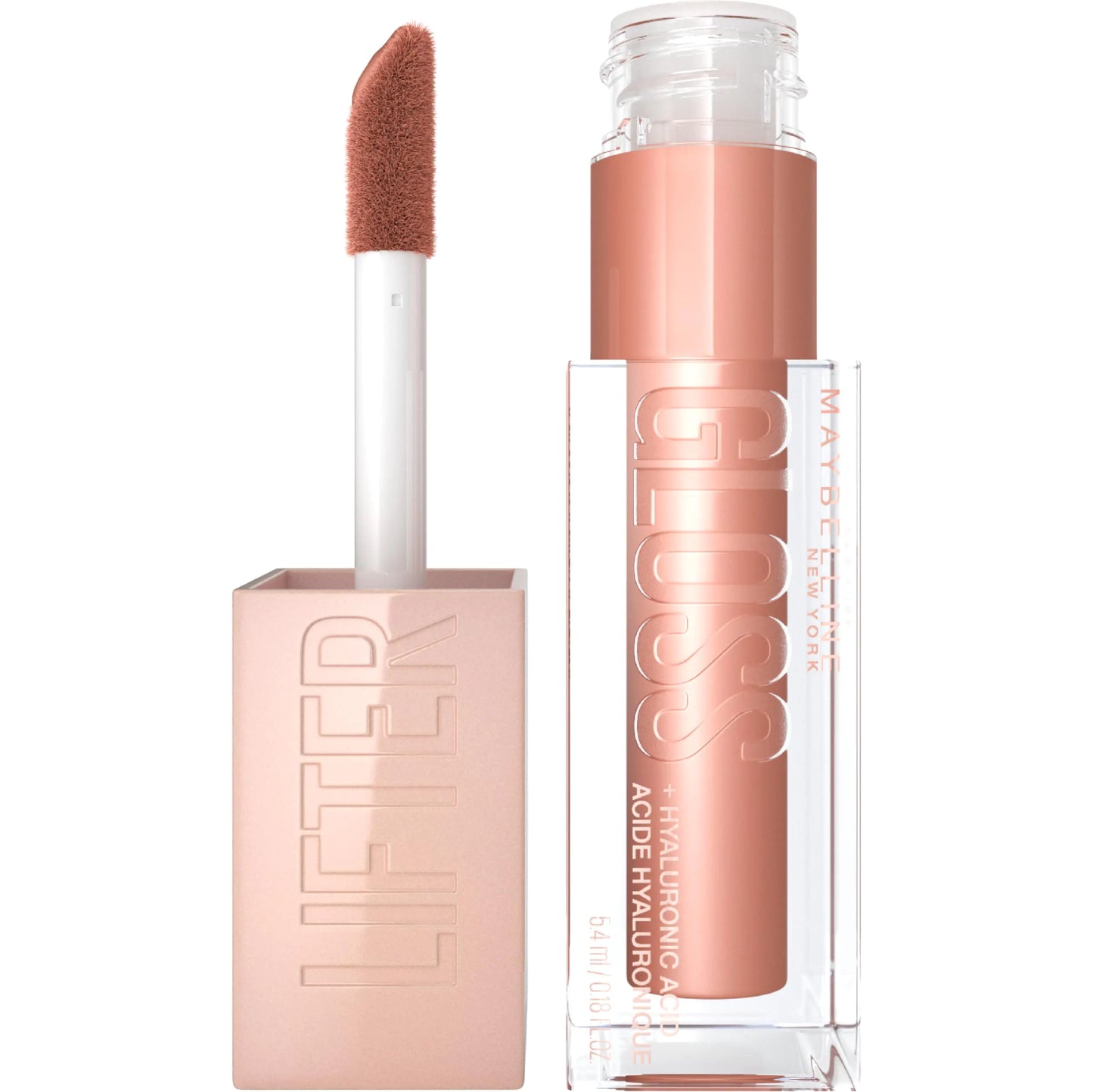 Maybelline Lifter Gloss, Hydrating Lip Gloss with Hyaluronic Acid