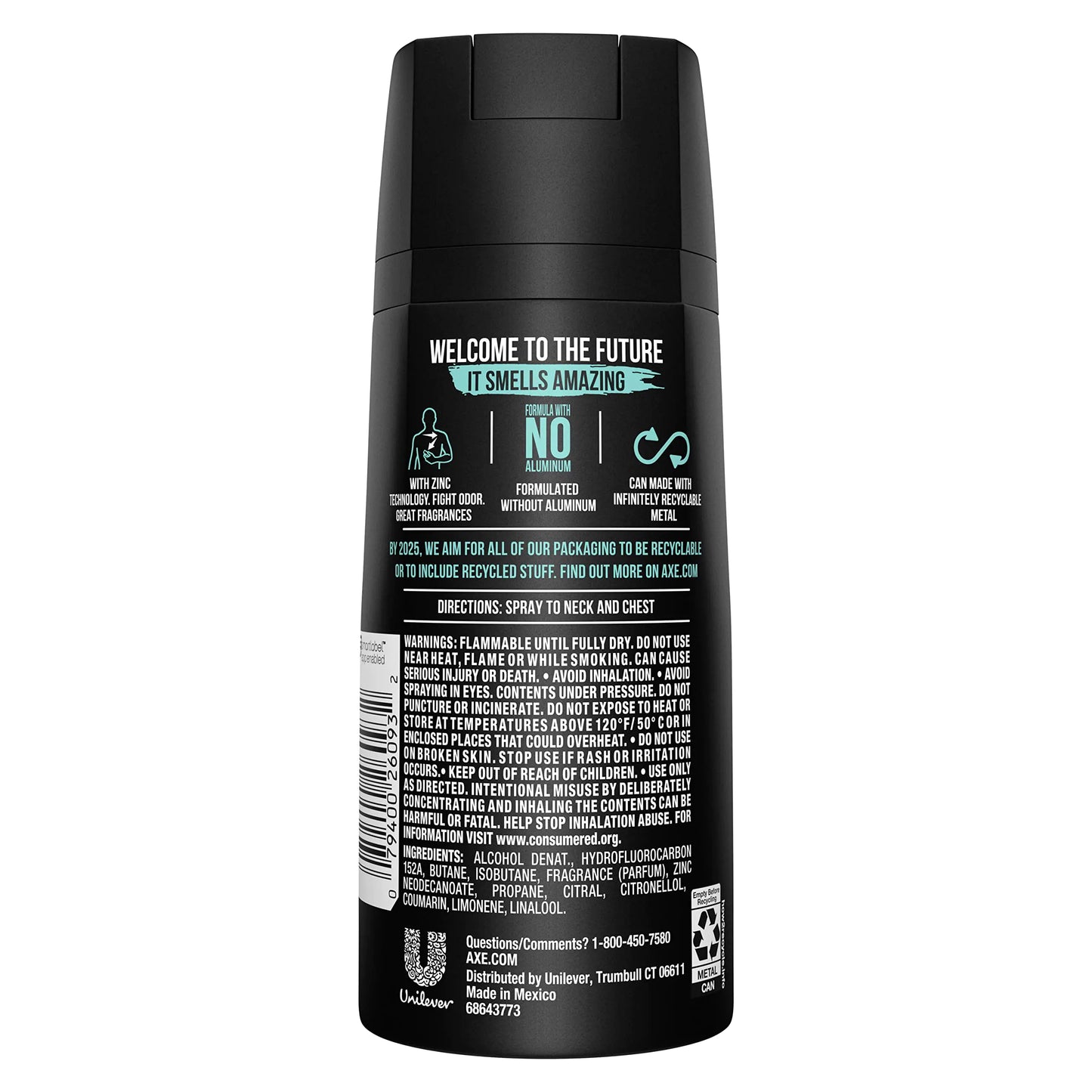 AXE Apollo Body Spray Deodorant for Long-Lasting Odor Protection