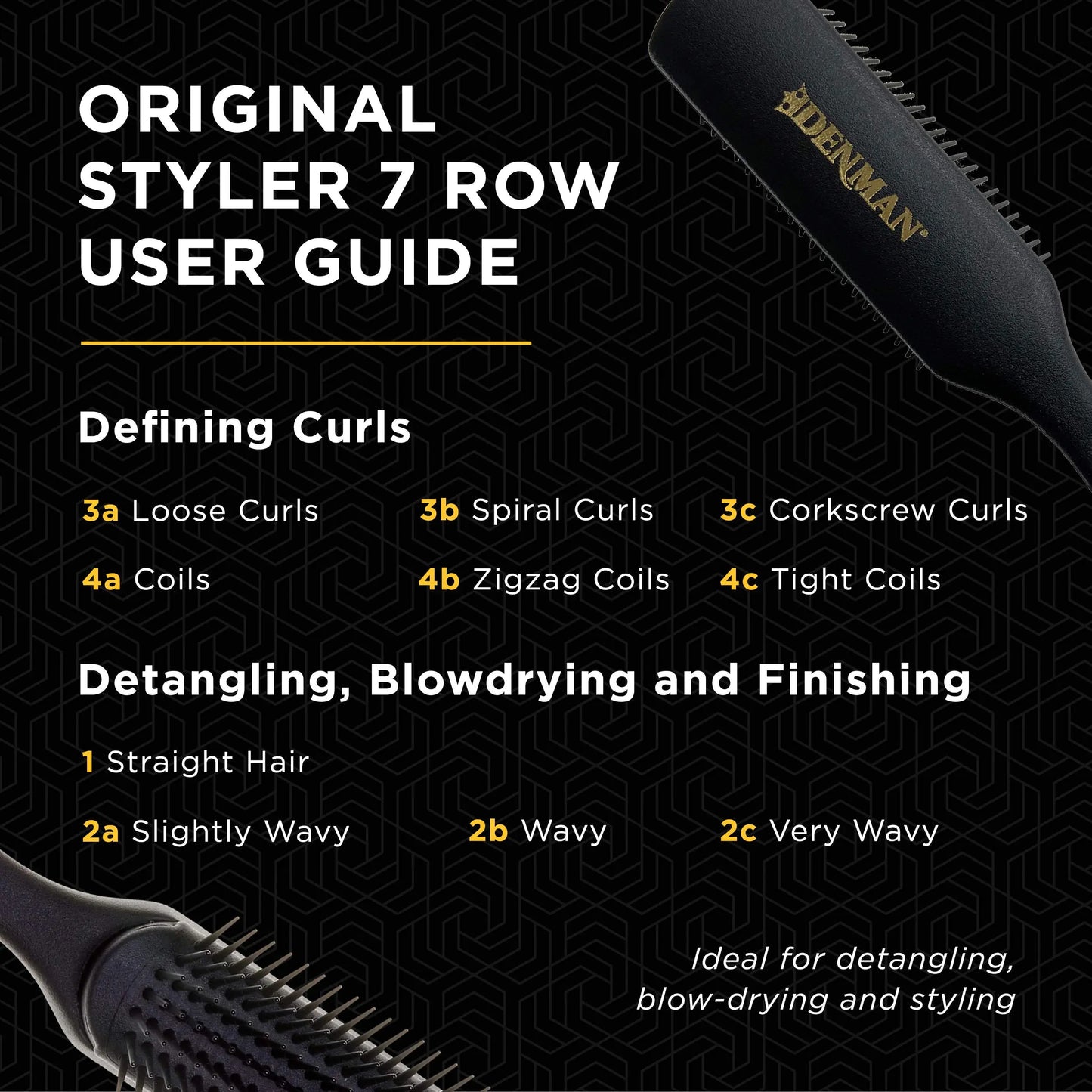 Jack Dean by Denman Curly Hair Brush