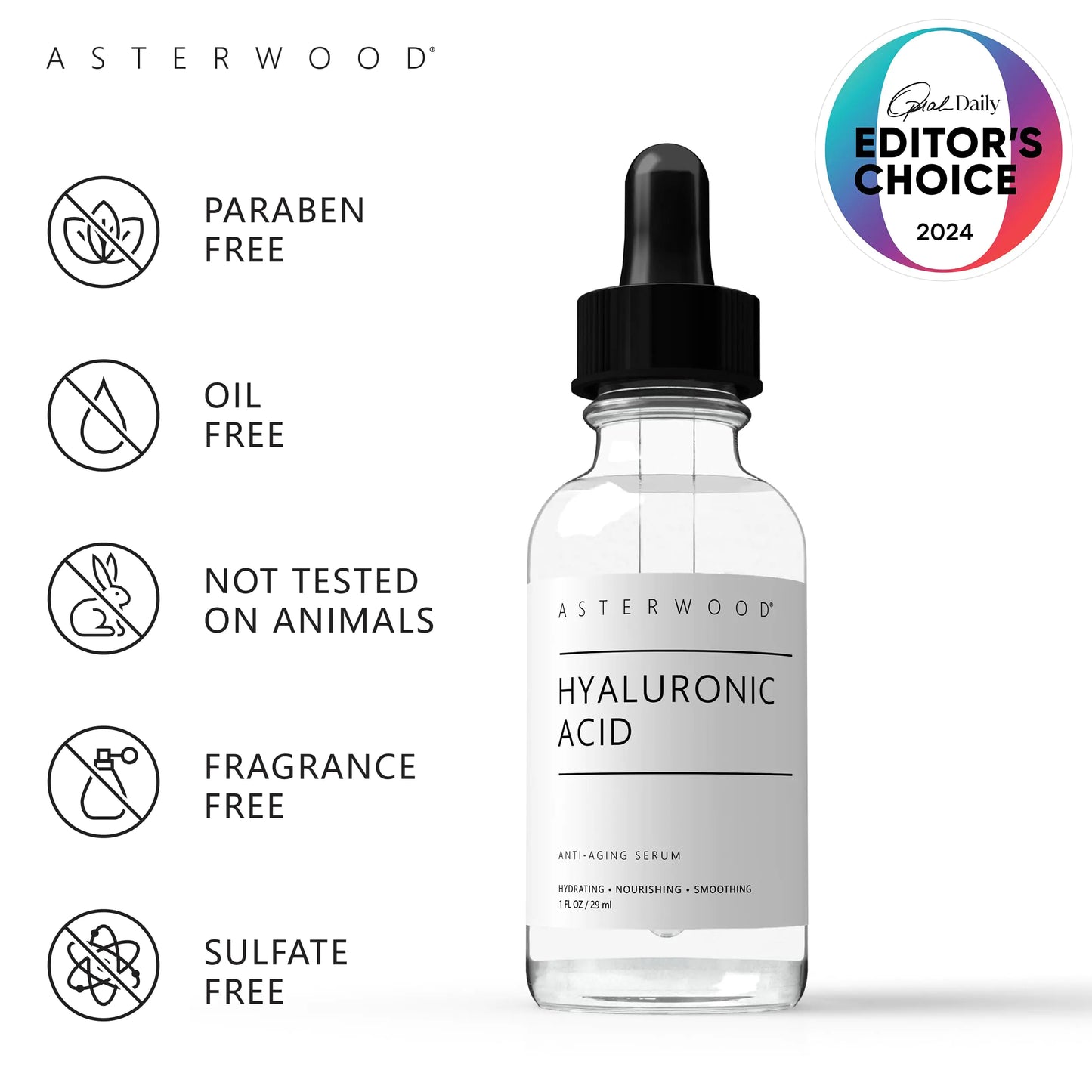 Pure Hyaluronic Acid Serum for Face