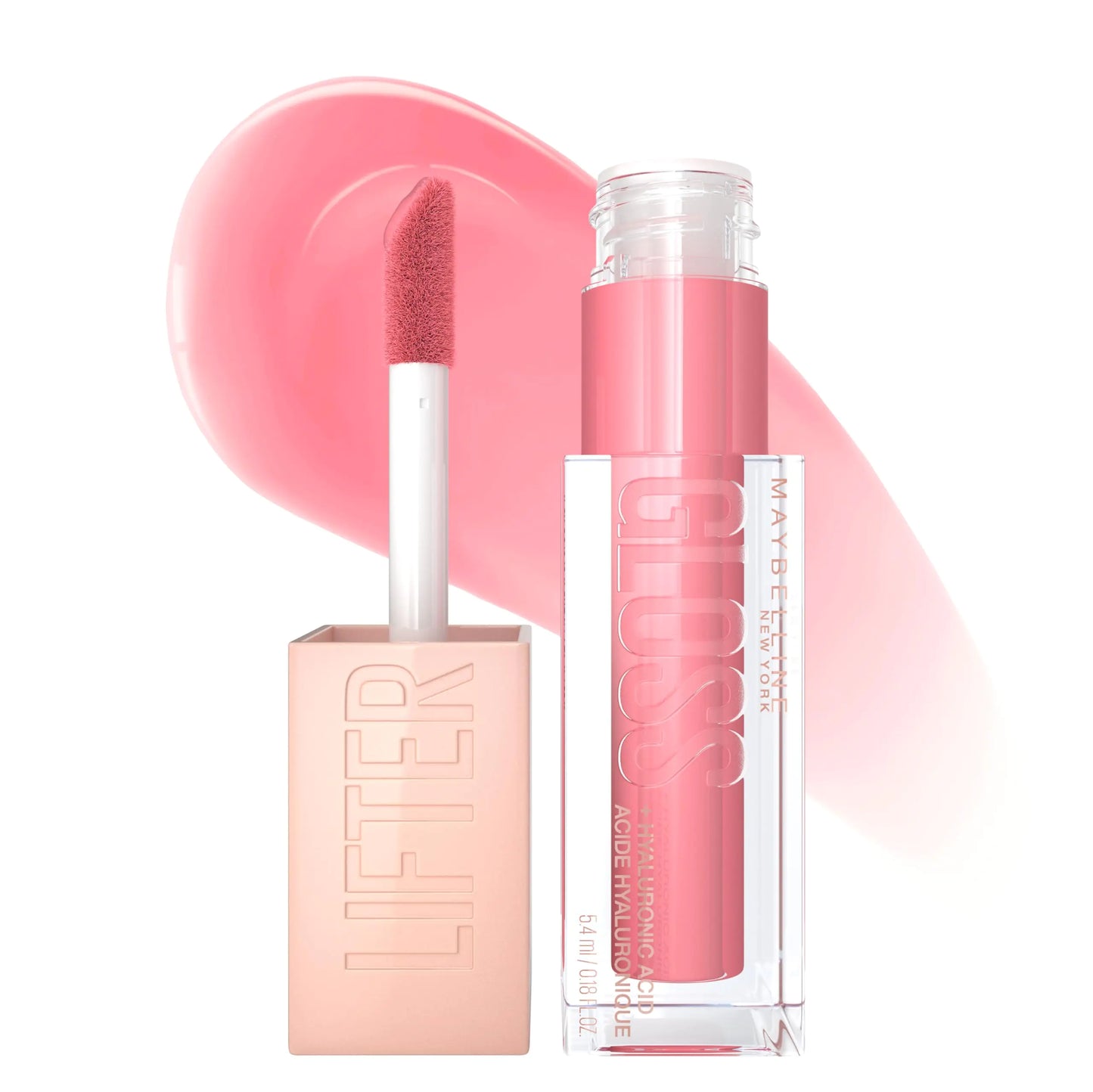 Maybelline Lifter Gloss, Hydrating Lip Gloss with Hyaluronic Acid