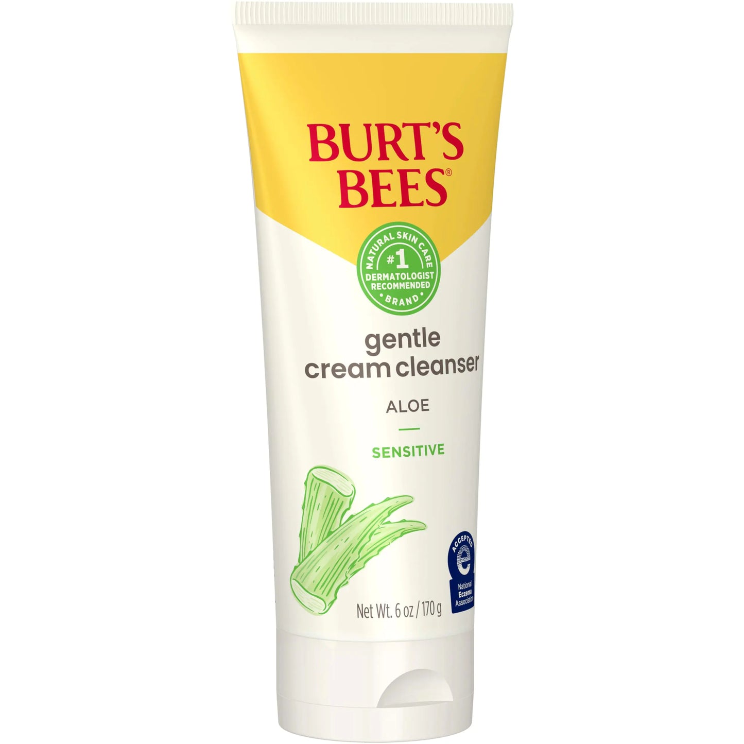 Burt's Bees Gentle Cream Cleanser with Aloe for Sensitive Skin