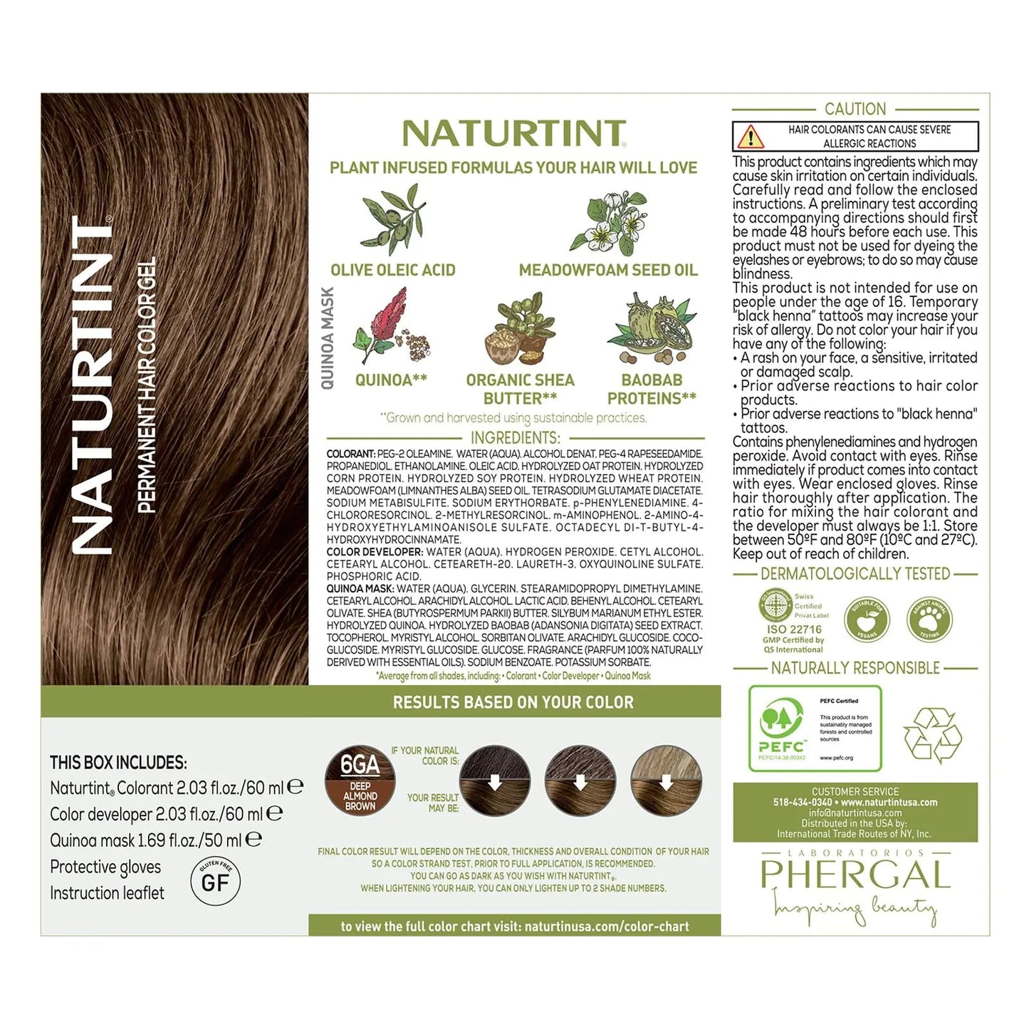 Naturtint 6GA Deep Almond Brown Permanent Hair Color