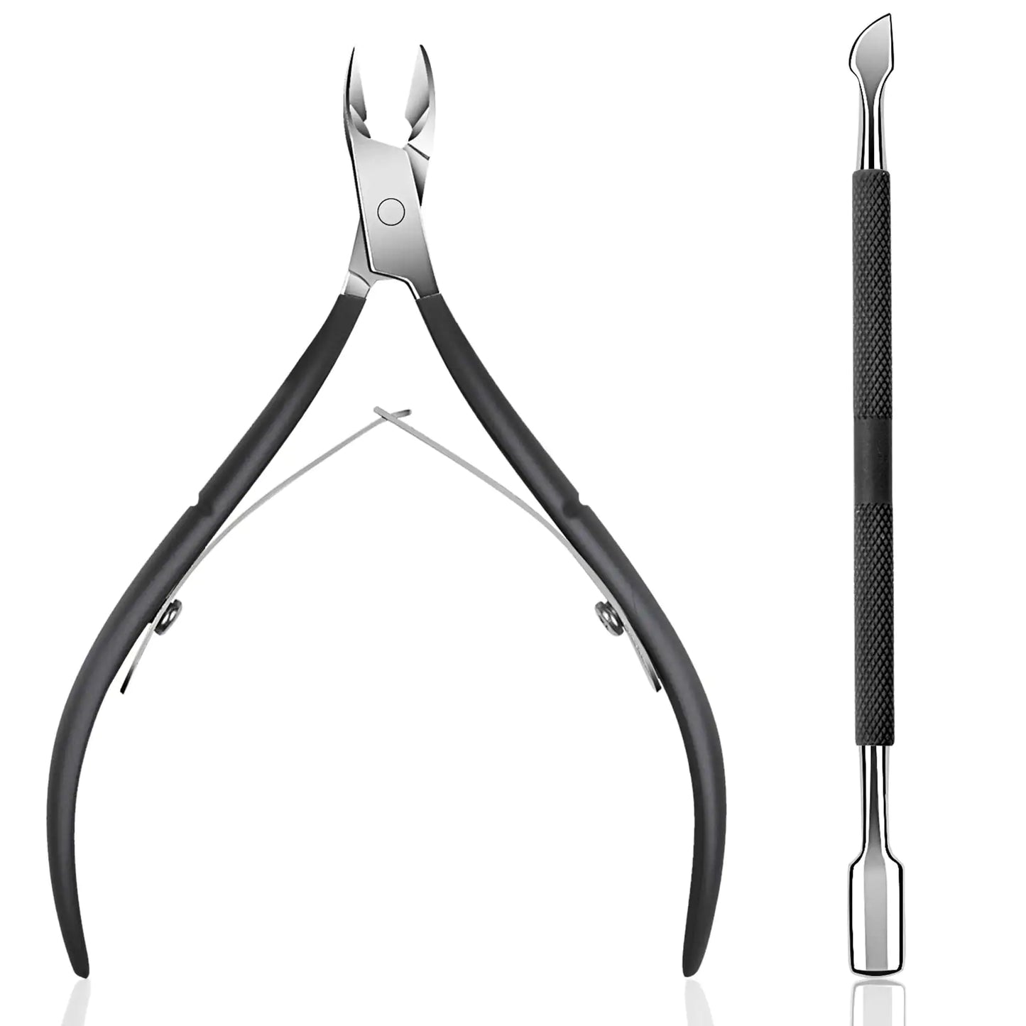 Ejiubas Cuticle Trimmer with Cuticle Pusher Cuticle Nipper