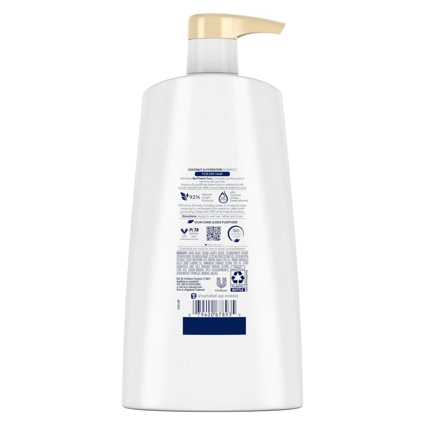 Dove Ultra Care Shampoo Coconut and Hydration