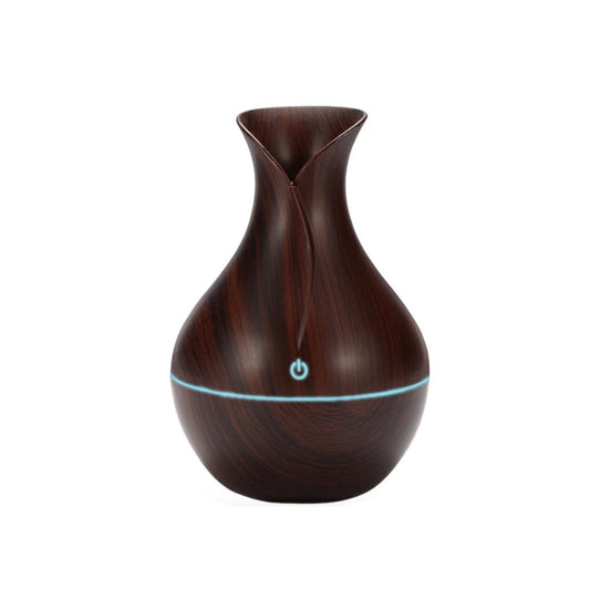 Vase Shape Wood Grain Humidifier