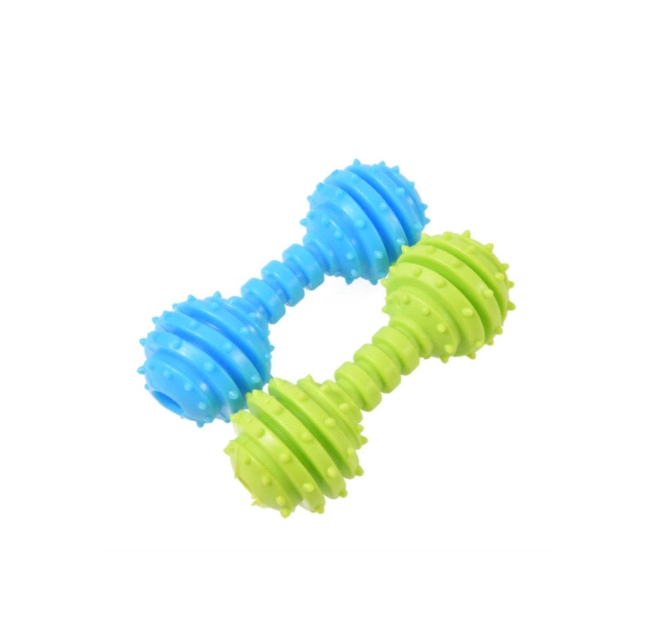 Dumbell Rubber Toy