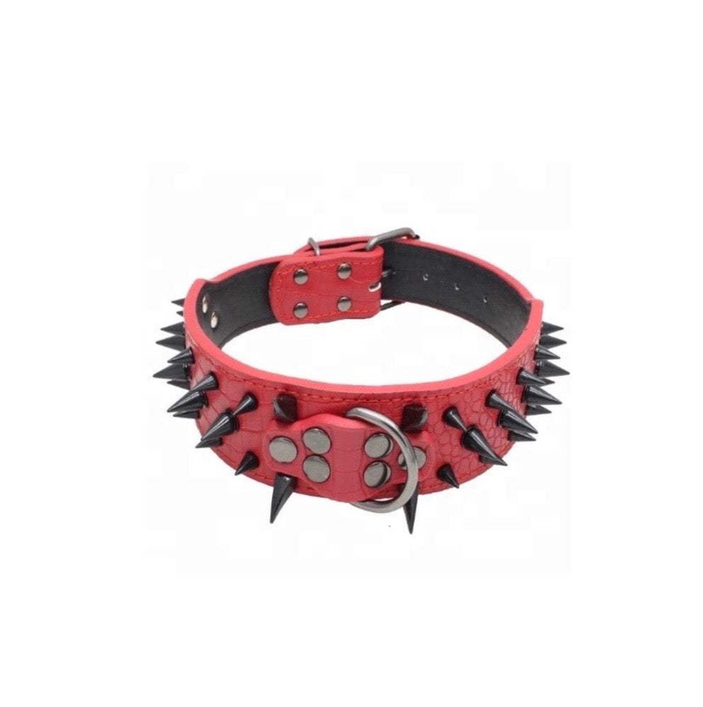 Spiked Studded Leather Collars