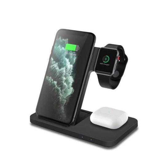 3in1 Wireless Fast Charger Dock Station