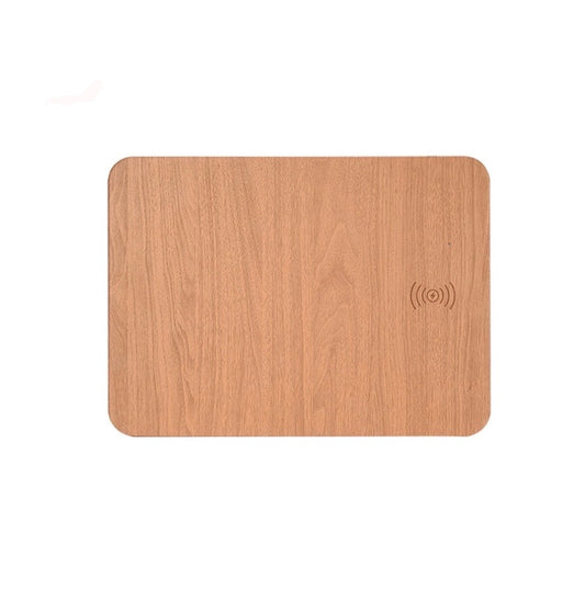 Leather Wood Wireless Charging Mouse Pad