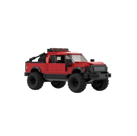 Technical Ford Raptors F-150 Pickup Truck Car Building Blocks