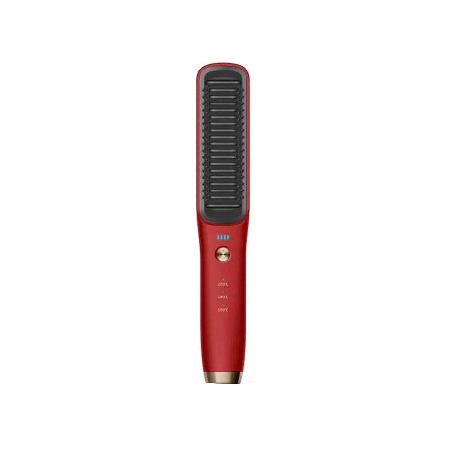 Cordless Brush Hair Straightener