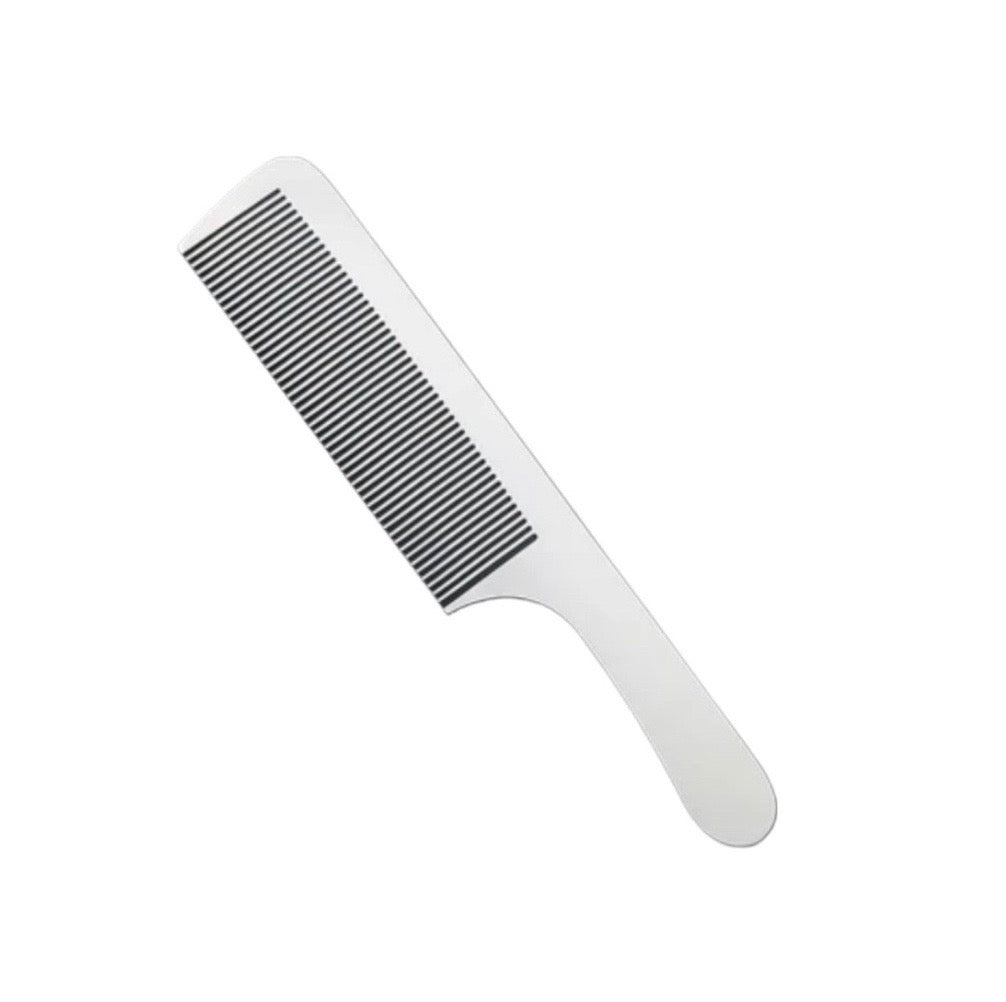 Stainless Steel Silver Barber Comb