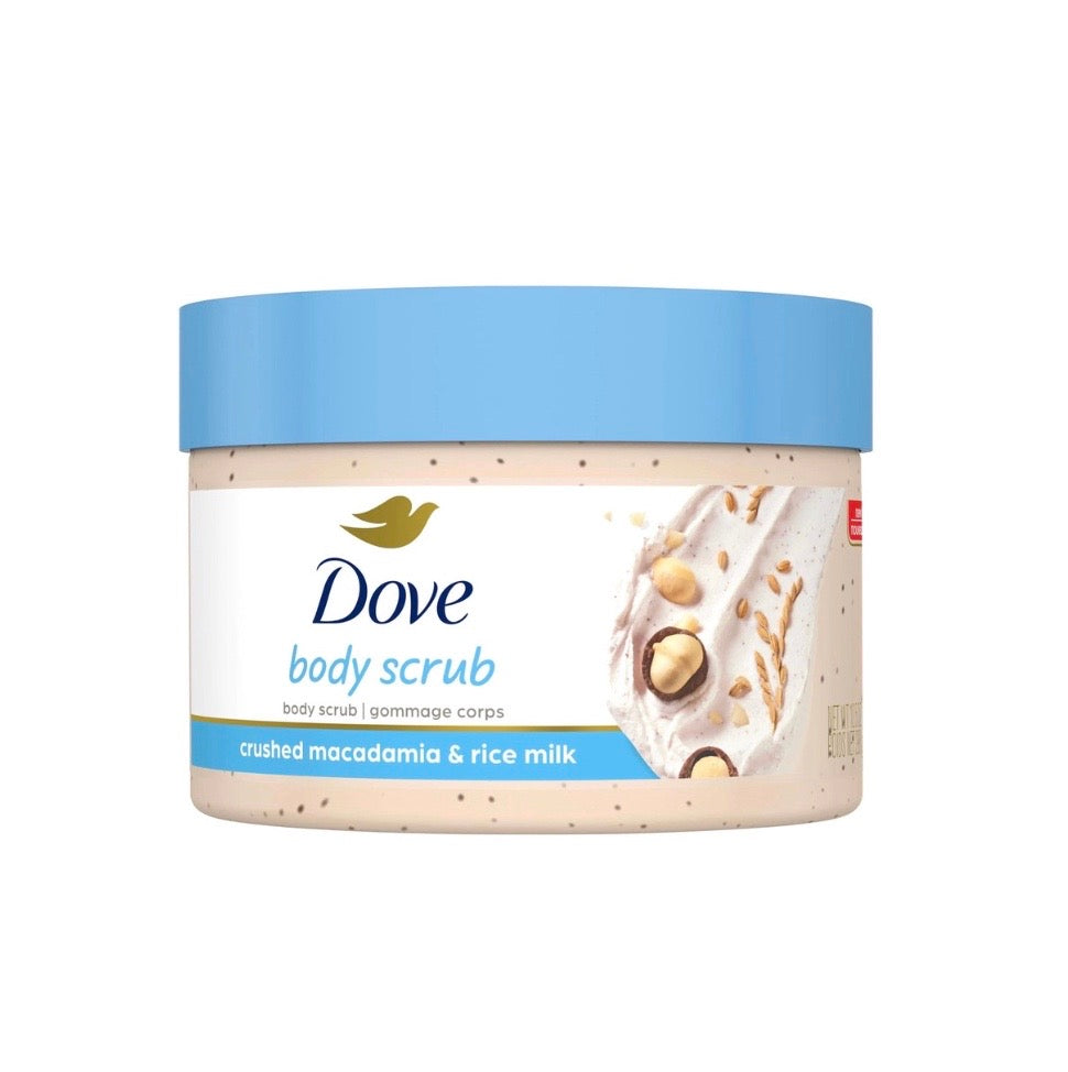 Dove Scrub Macadamia & Rice Milk