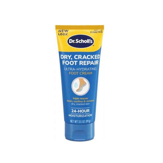 Dr. Scholl's Dry, Cracked Foot Repair Ultra-Hydrating Foot Cream Moisturizer