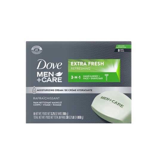 DOVE MEN + CARE 3 in 1 Bar Cleanser for Body, Face