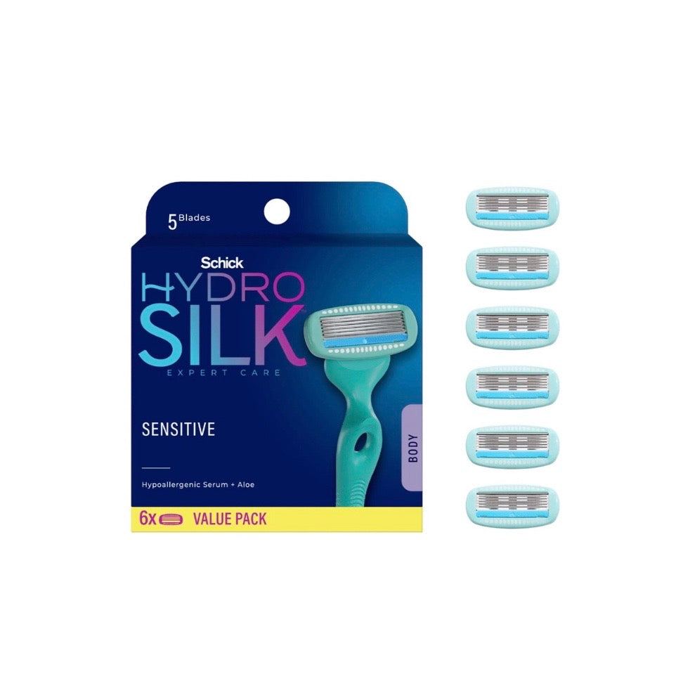 Schick Hydro Silk Sensitive Razor Blade Refills