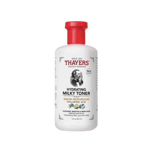 THAYERS Milky Face Toner Skin Care with Snow Mushroom and Hyaluronic Acid