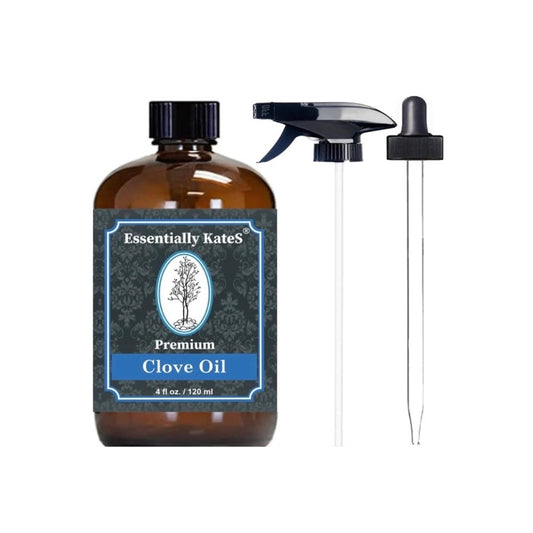 Clove Oil 4 oz with Sprayer and Dropper