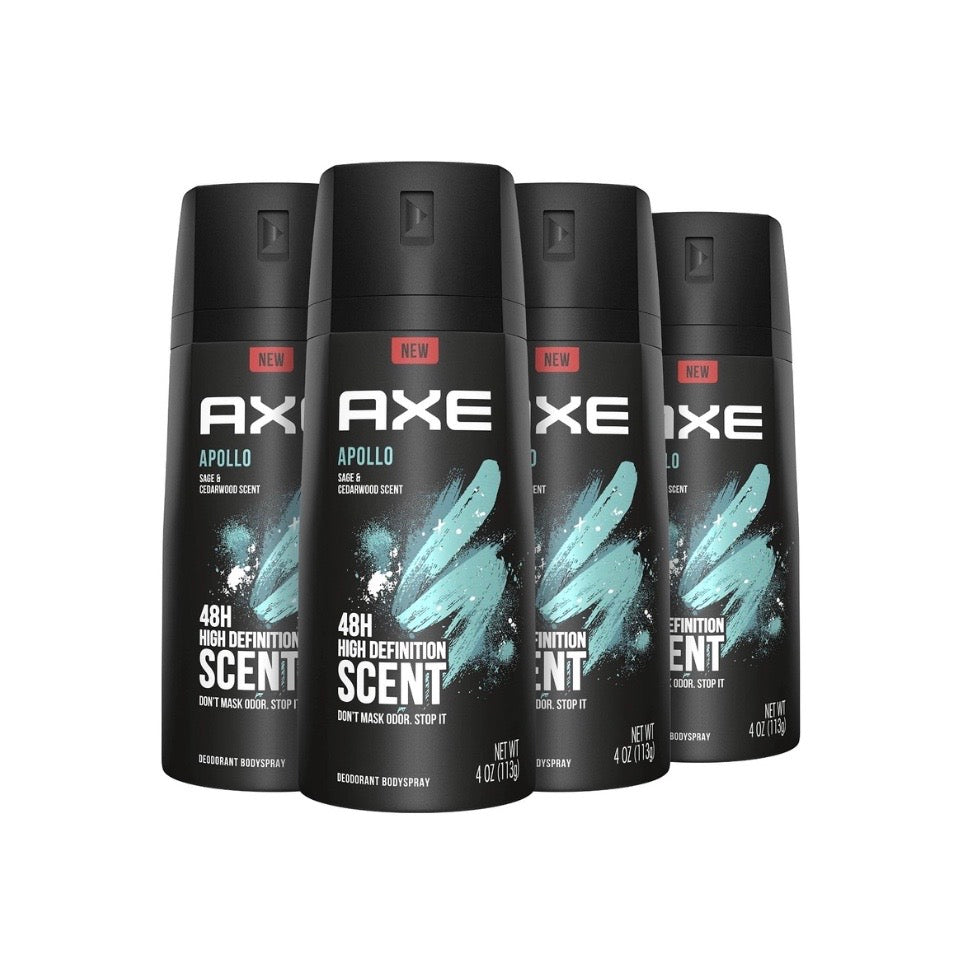 AXE Apollo Body Spray Deodorant for Long-Lasting Odor Protection