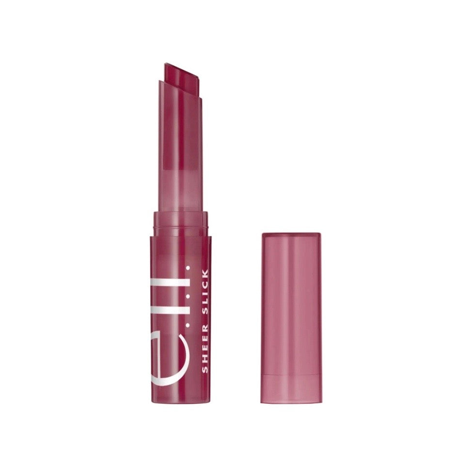 e.l.f. Sheer Slick Lipstick, Hydrating Lipstick For Sheer Color