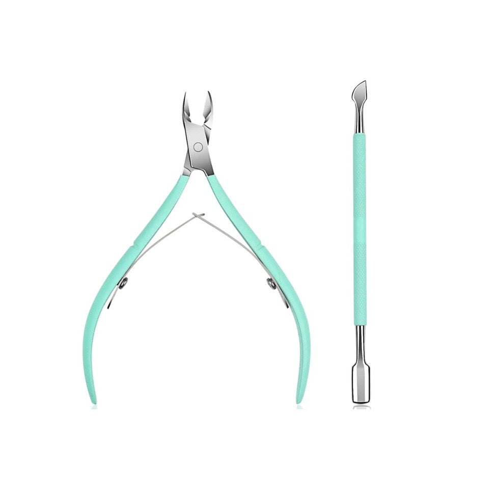 Ejiubas Cuticle Trimmer with Cuticle Pusher Cuticle Nipper