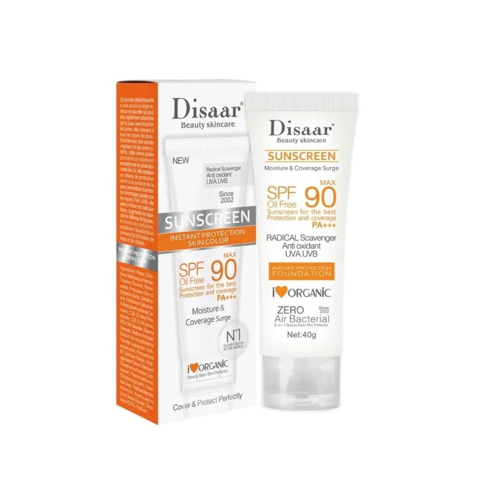 Disaar SPF 90 Facial Body Sunscreen Whitening Sun Cream