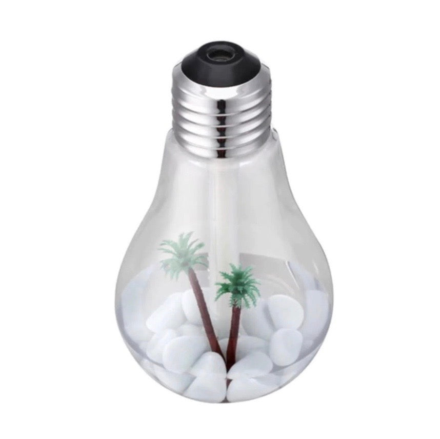 Light Bulb Air Humidifier With Light