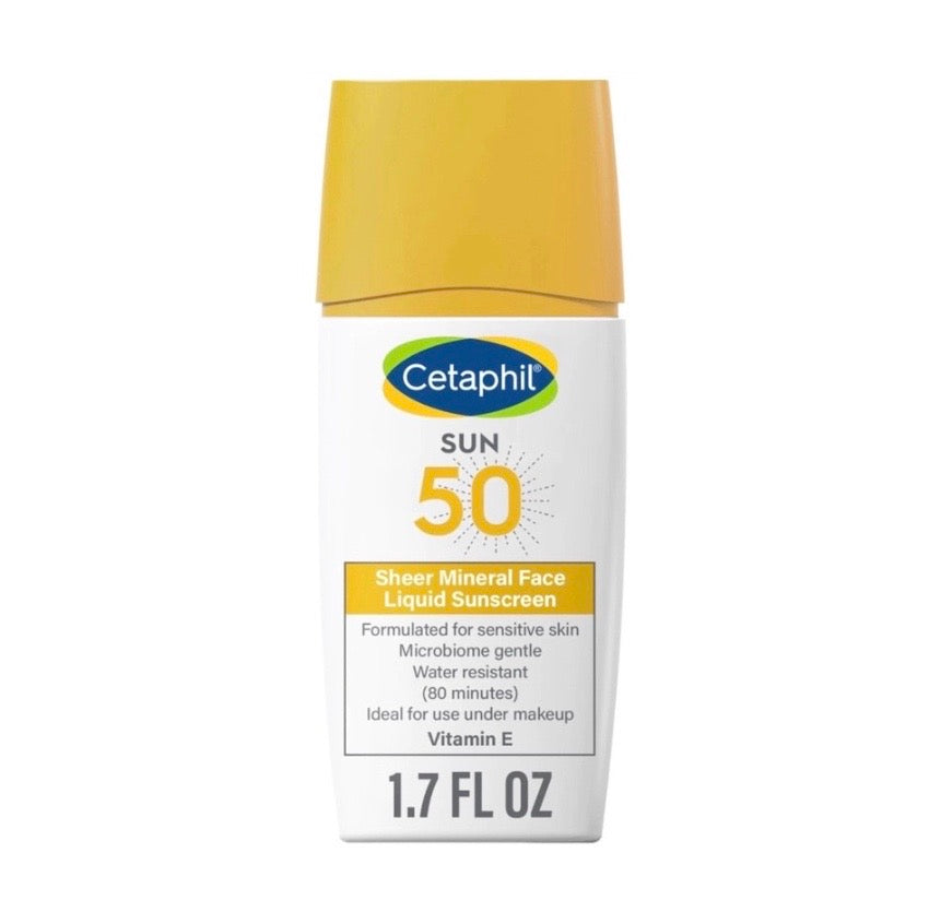 Cetaphil Sheer 100% Mineral Liquid Sunscreen for Face