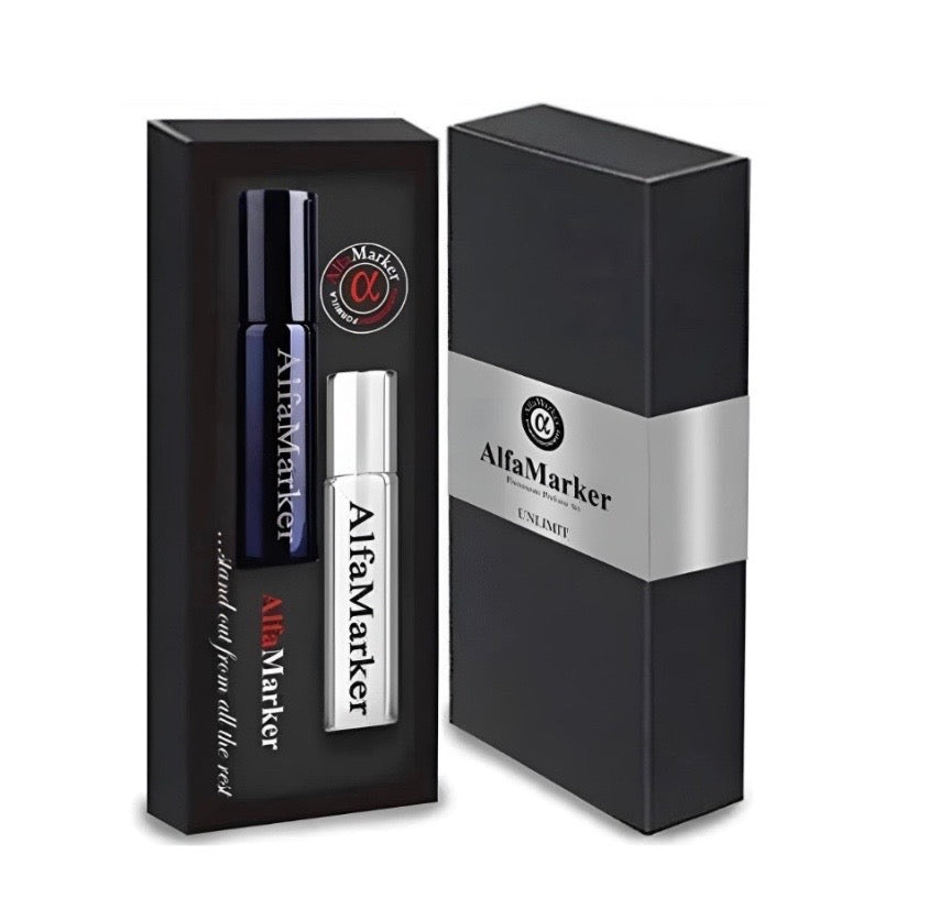 Unlimit Pheromone Cologne for Men Men`s Pheromone Oil Perfume Set 2x5 ml