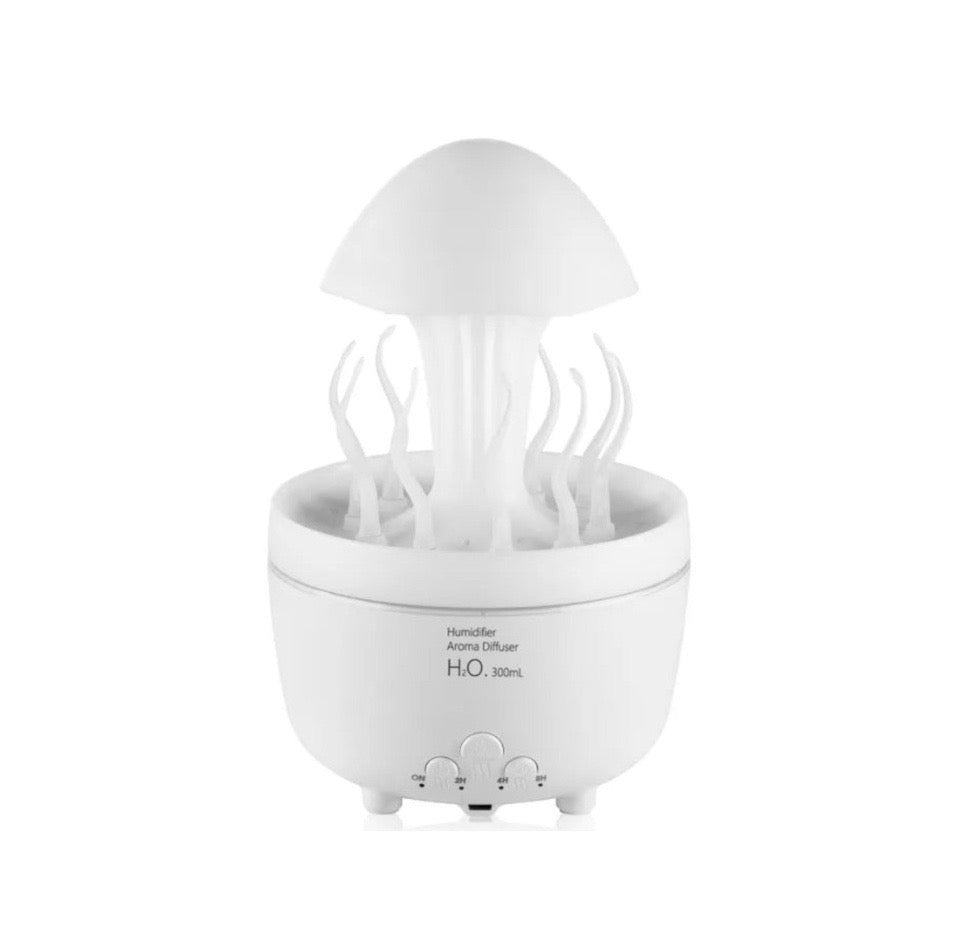 Rotating Water Drop Aroma Diffuser Colorful Night Lamp