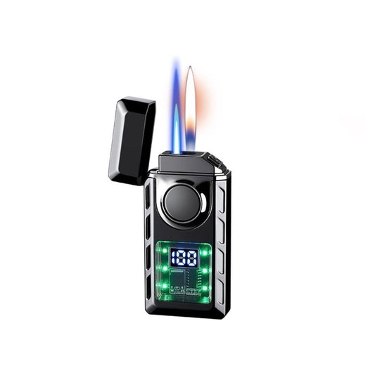 Ignition Power Display Double Fire Cigarette Lighter