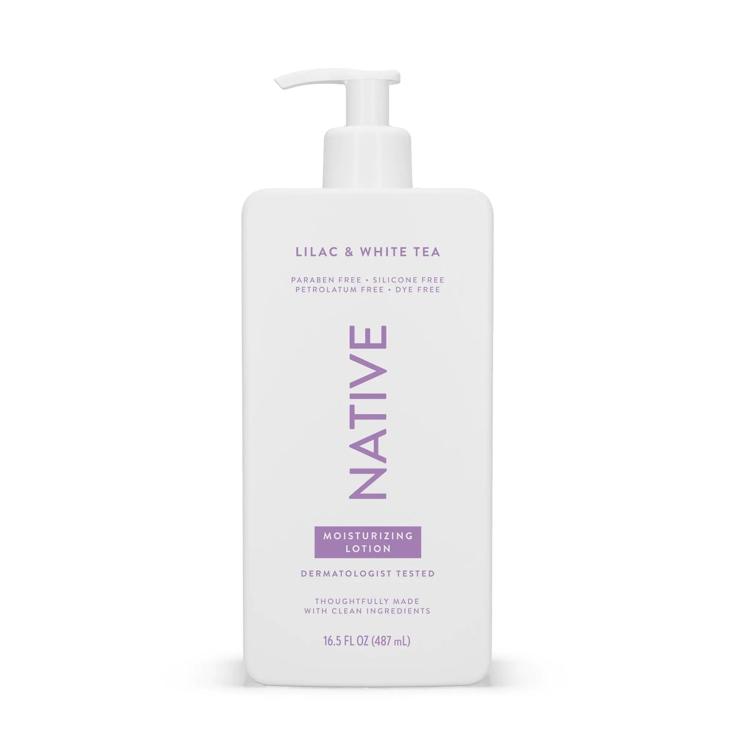 Native Body Lotion Contains Naturally Derived Plant-Based Moisturizers