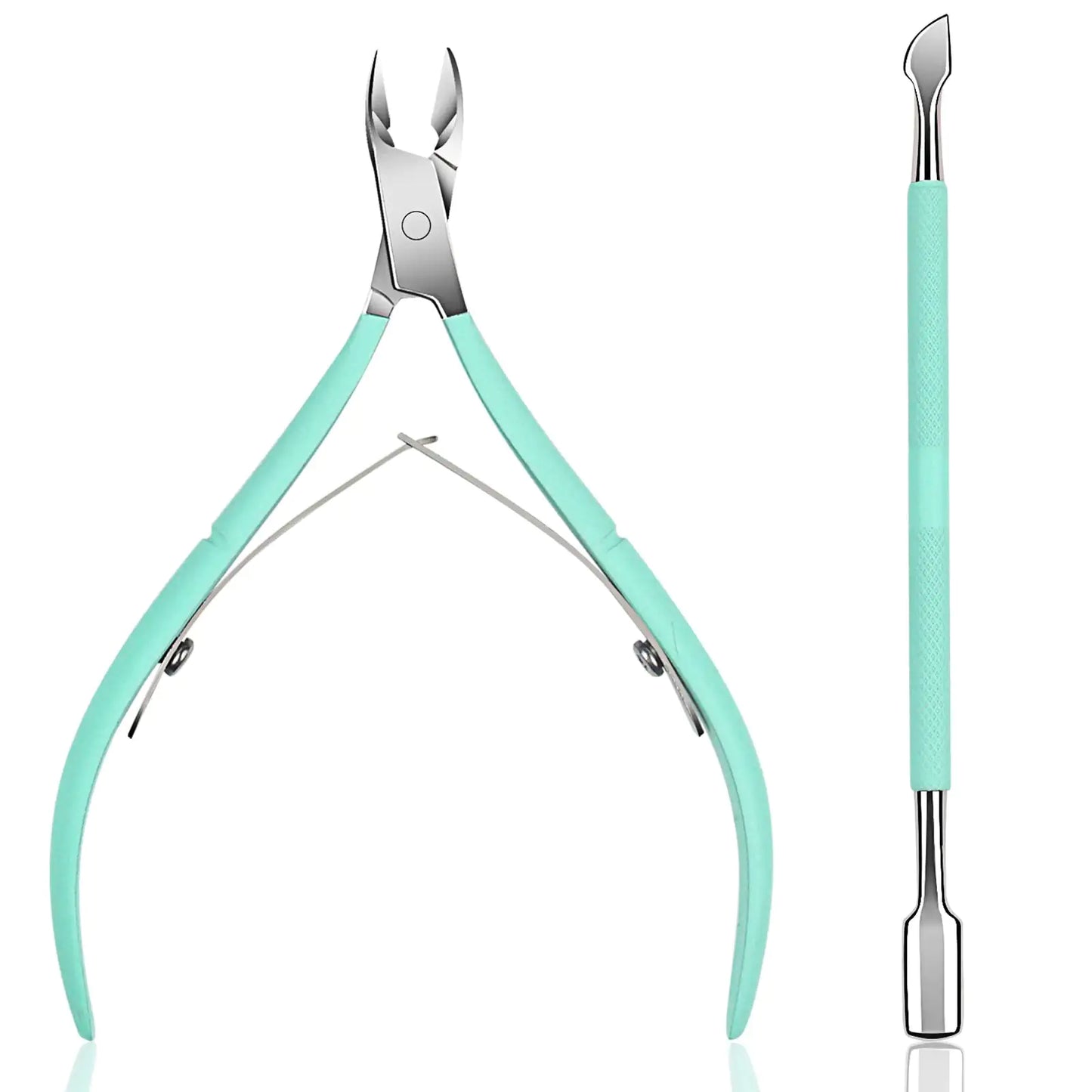 Ejiubas Cuticle Trimmer with Cuticle Pusher Cuticle Nipper