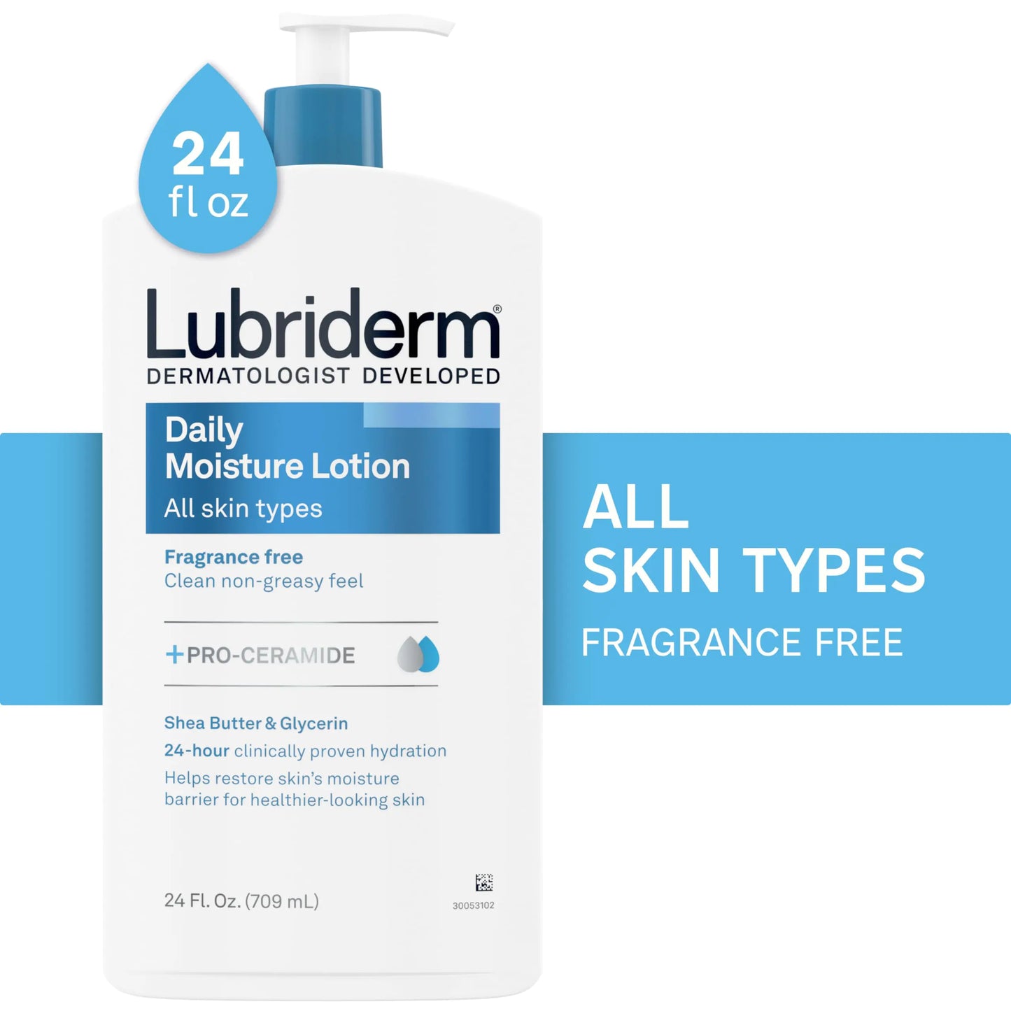 Lubriderm Fragrance Free Daily Moisture Lotion