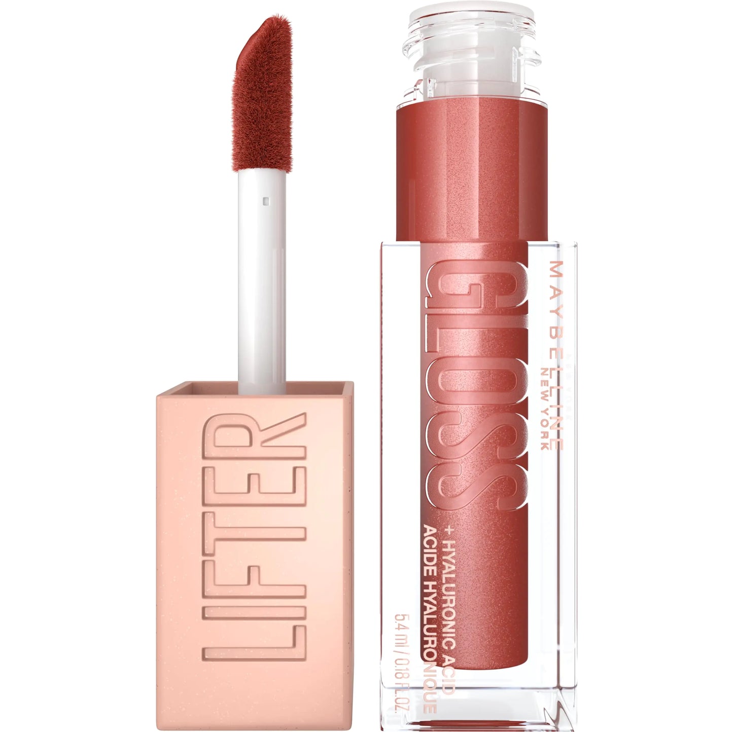 Maybelline Lifter Gloss, Hydrating Lip Gloss with Hyaluronic Acid